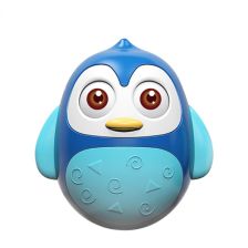 Бебешка играчка Huanger Raya Toys Неваляшка, Пингвин, Син