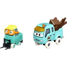 Детски коли за игра Mattel Cars Sarah Coggs и Noriyuki 1:55, 2 бр.