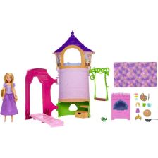Игрален комплект и кукла Рапунцеп Mattel Disney Princess Rapunzel's Tower с аксесоари