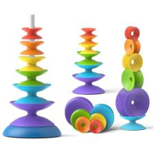 Игра за бебе Raya Toys Spin Jenga Образователна