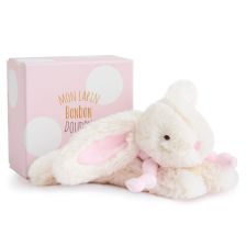 Плюшена играчка Doudou Bonbon Заек, Розов, 20 см.