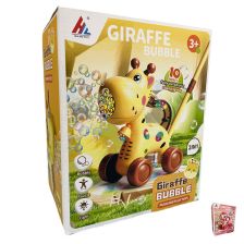 Играчка за бутане Raya Toys със сапунени балони и светлини