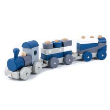 Играчка за дърпане Raya Toys Дървен влак