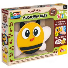 Играчка за количка, кошара и столче Lisciani Montessori Wood Musichini Bee
