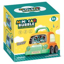 Играчка за сапунени балони Raya Toys Mini Car Bubble с музика и светлини, Оранжева