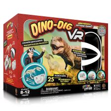 Игрален комплект Дино-разкопка във виртуална реалност, с VR очила