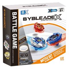 Игрален комплект изненада Raya Toys Bybleade X Battle Game, арена и 2 бойни пумпала