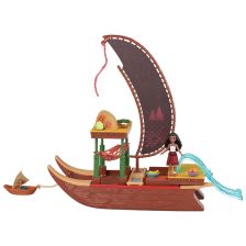 Игрален комплект Mattel Disney Vaiana 2 трансформираща се лодка