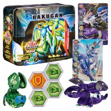Игрален комплект Spin Master Bakugan Baku Tin с 2 бакуган топчета