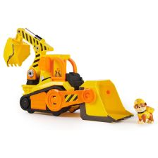 Игрален комплект Spin Master Paw Patrol Rubble & Crew Булдозерът на Ръбъл, със светлини и звуци