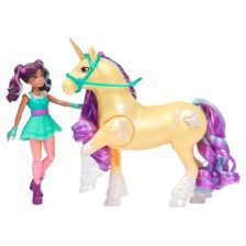 Игрален комплект Spin Master Unicorn Academy Ava and Plant Magic Leaf