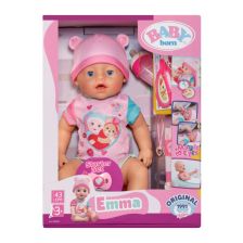 Интерактивна кукла бебе Zapf Creation Baby Born Emma, 43 см., с аксесоари