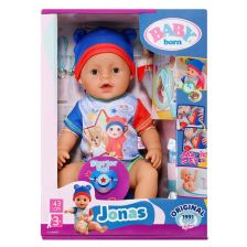 Интерактивна кукла бебе Zapf Creation Baby Born Jonas, 43 см.