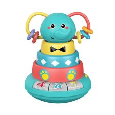 Интерактивна низанка неваляшка Raya Toys Слонче, с музика