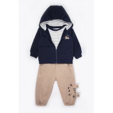 Бебешки комплект Bebetto LITTLE CUBS, 3ч., 6-36 м., K5511