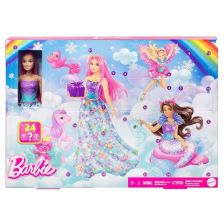 Календар с кукла Mattel Barbie Advent, с 24 изненади