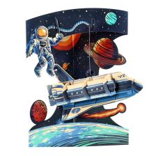 Картичка Santoro Space Shuttle Swing Card, 3D