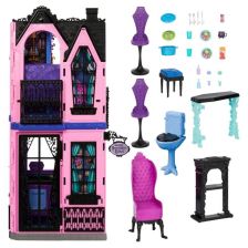 Къща за кукли Mattel Monster High Boo-tique Hotel с 13 аксесоара, JBF16