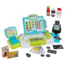 Детски касов апарат Raya Toys, Син