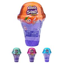 Кинетичен пясък Spin Master Kinetic Sand Ice Cream с аромат, с формичка