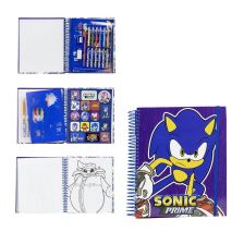 Книжка с активности Cerda Sonic Prime с пастели и стикери 2700000853
