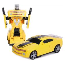 Кола-робот трансформер Raya Toys Deformed Chariot със светлини и звуци