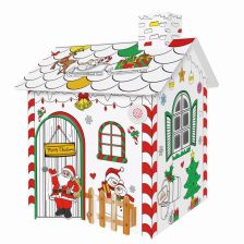 Коледна къща за оцветяванe Raya Toys с музика и светлини