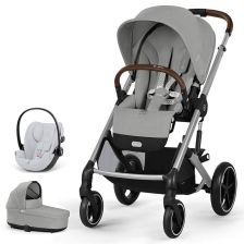 Бебешка количка 3 в 1 Cybex Balios S Lux New 2025 + кош Cot S Lux + адаптери + стол за кола Cloud G i-size, One Box
