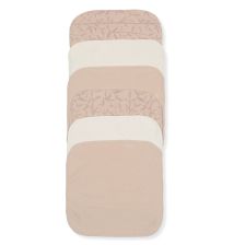 Комплект бамбукови кърпи Bebetto Bamboo, Бежов, 20х20 см, 6 бр., C1118