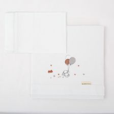 Комплект бебешки чаршафи Bimbidreams Jolie, 3ч., 50x80 см.