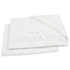 Комплект бебешки чаршафи Italbaby MAGNIFIQUE LUX, 3 части