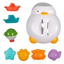 Комплект бебешки играчки за баня Raya Toys Пингвин