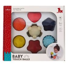 Комплект бебешки сензорни топки Raya Toys Touch Balls, 7 бр.
