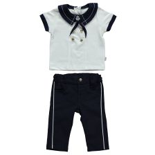 Комплект Bebetto Панталон с тениска 6-24м. K2613