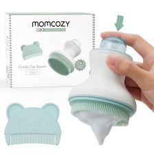 Комплект четка за баня с помпа и гребен за бебе Momcozy