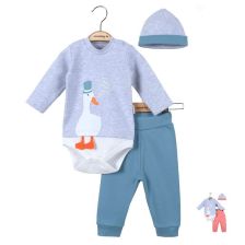 Комплект CICCIM BABY Гъсок 3 части, 3-12 м U4706