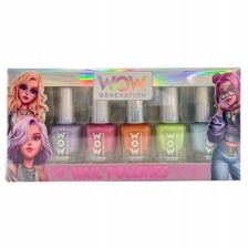 Комплект детски лак за нокти Kids Licensing WOW Generation 5бр.