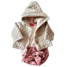 Комплект дрехи за кукла Antonio Juan Sweet reborn, Жилетка и къси панталони, 3ч.