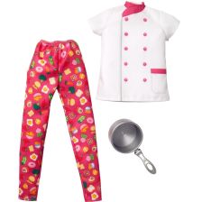 Комплект дрехи за кукла Mattel Barbie Career, Готвач