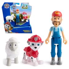 Комплект фигури Spin Master Paw Patrol Marshall and Farmer Al