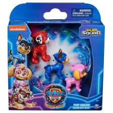 Комплект фигурки Spin Master Paw Patrol The Mighty Movie Pup Squad 3 броя, 5 см