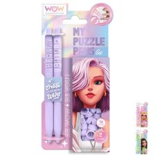 Комплект химикали Kids Licensing WOW Generation, 2 броя, с пъзел