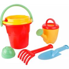 Комплект играчки за пясък Dema Stil Кофичка с аксесоари