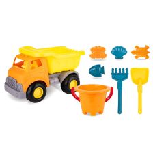 Комплект играчки за пясък Raya Toys Камион с аксесоари, 8 части