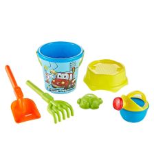 Комплект играчки за пясък Raya Toys Кола, 6 части