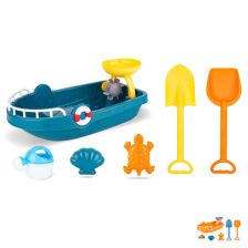 Комплект играчки за пясък Raya Toys Лодка, 6 части