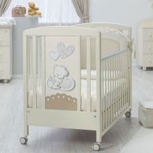 Комплект Italbaby BABY LOVE IVORY Бебешка кошара, матрак и спaлен комплект с обиколник