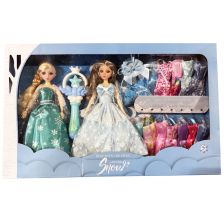 Комплект кукли Raya Toys Snow, с дрехи и аксесоари
