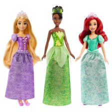 Комплект Mattel Disney Princess с 3 кукли принцеси, HLW45