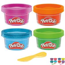 Комплект моделини Hasbro Play-Doh Mini Color, 4 броя